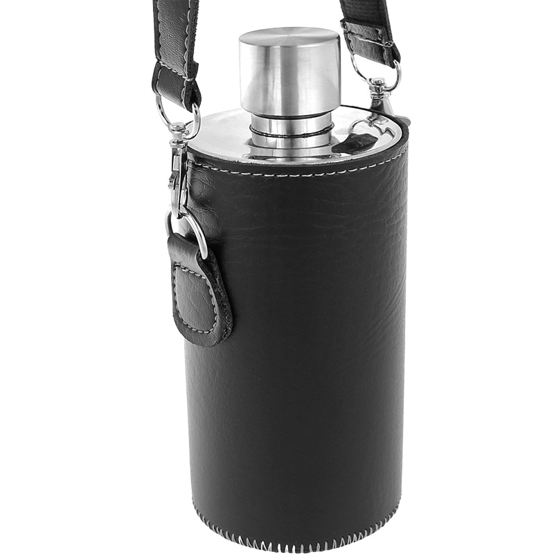 Sticlă pentru alcool în husă 0,4 L