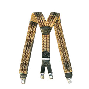 Bretele pentru pantaloni MIX maro deschis 