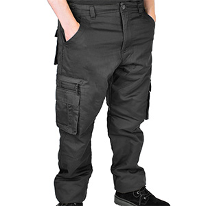 Pantaloni izolați Loshan negru