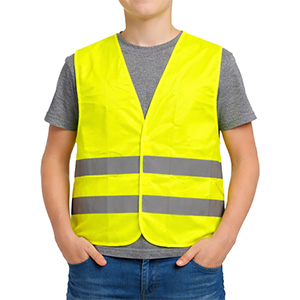 Vestă reflectorizantă pentru copii galbenă