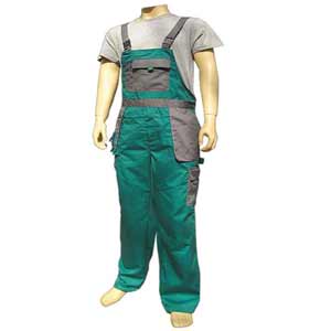Pantaloni de lucru cu bretele Max Evolution verzi