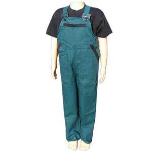 Pantaloni de lucru pentru copii NIKA verde-negru 146-164