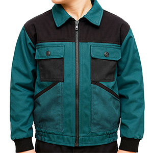 Geacă pentru copii NIKA verde-negru 110 - 140