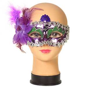 Mască de carnaval, violet