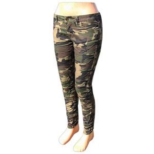 Pantaloni de camuflaj pentru damă, Smiling W799
