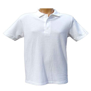 Tricou polo pentru bărbați, Gildan, alb