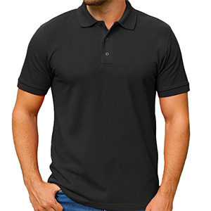 Tricou polo pentru bărbați Gildan negru