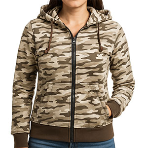 Hanorac pentru damă DH camuflaj desert