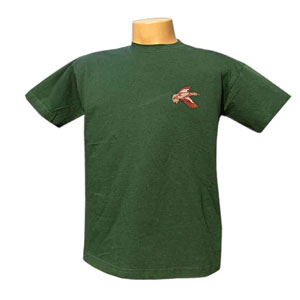 Tricou de vânătoare cu rață brodată