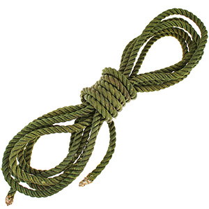 Frânghie militară originală 8mm verde a Armatei Populare Cehoslovace