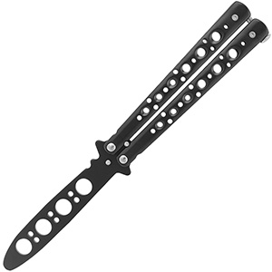 Cuțit fluture de antrenament negru