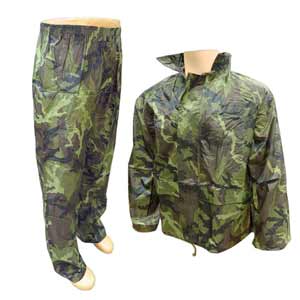 set impermeabil MFH cz camo