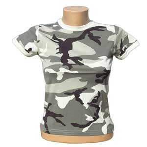Tricou de camuflaj pentru damă US MFH urban