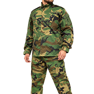 set de camuflaj camo woodland ripstop