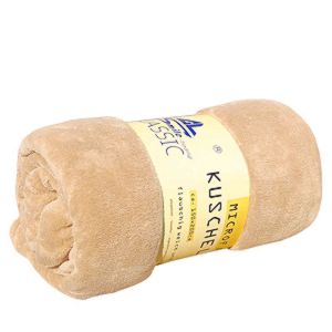 Pătură din micropluș, Aaryans, bej