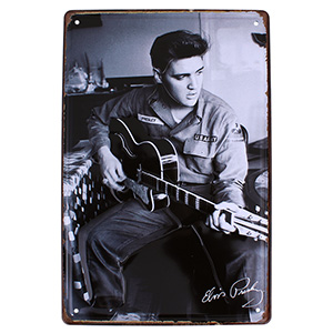 Placă retro Elvis Presley 20x30cm