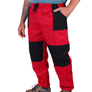 Pantaloni de lucru clasic roșu