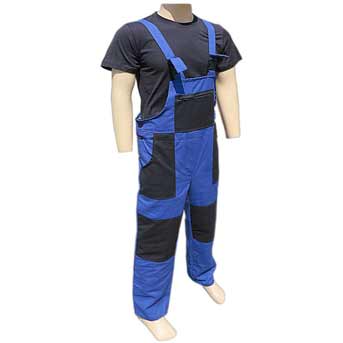 pantaloni de lucru cu bretele NIKA albastru