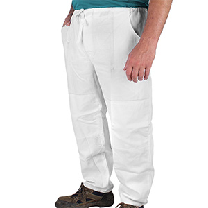 Pantaloni de lucru clasic SK alb