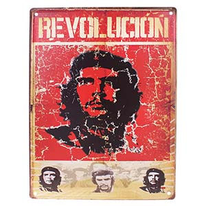 Tablă metalică Che Guevara 40x30cm