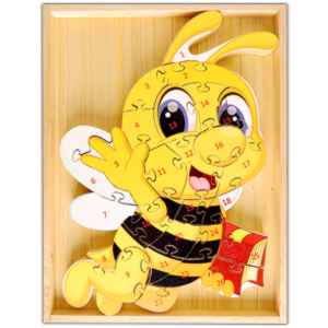Puzzle din lemn Albina