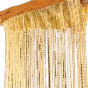 Perdea șnur Curtain 100x200 cm auriu