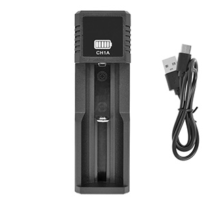 Încărcător pentru 1 baterie 18650 Li-ion 3,7V CH1A