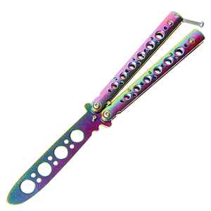 Cuțit de antrenament Fluture, Multicolor