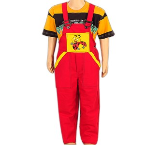 Pantaloni de lucru cu bretele pentru copii, Buburuză