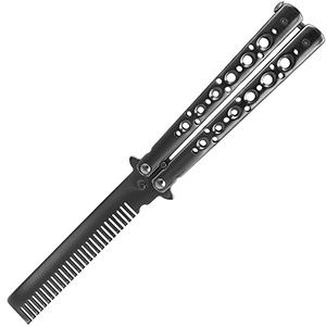 Cuțit fluture Pieptene de antrenament negru