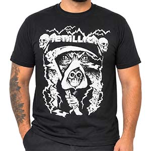 Tricou Metallica Craniu cu coasă