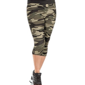Colanți scurți de camuflaj SL woodland