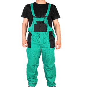 Pantaloni de lucru cu bretele NIKA Verde deschis