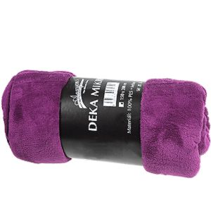 Pătură Aaryans din microfibră violet