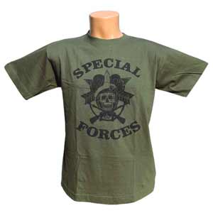 Tricou Special Forces verde