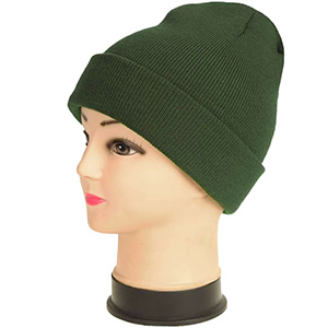 Căciulă de iarnă verde