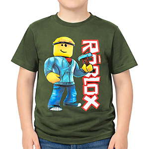 Tricou pentru copii Roblox kaki