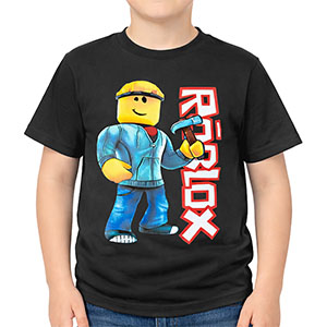 Tricou pentru copii Roblox negru