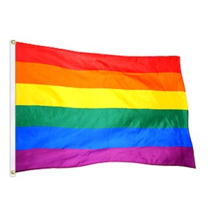 Steag mare LGBT curcubeu 150x90cm