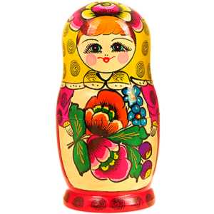  Set 7 păpuși rusești Matrioșka Babușka, 22 cm