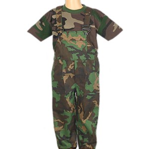 Pantaloni de camuflaj pentru copii mărime 104/140