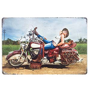 Tablă retro Indian 111 motocicletă 30x20