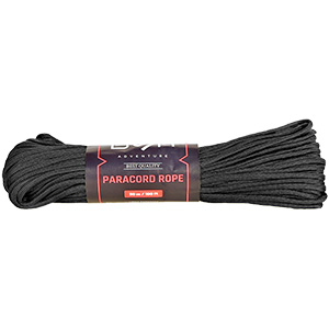 Sfoară Paracord 30m negru 4mm