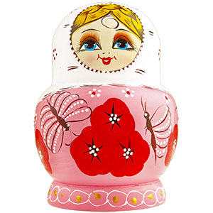  Set 10 păpuși Matrioșka, 14 cm