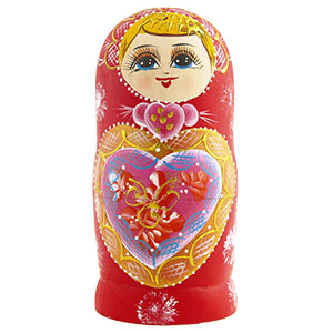  Set 10 păpuși Matrioșka, 20 cm
