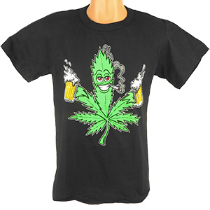 Tricou Marijuana și bere