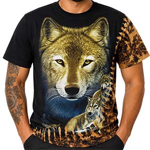 Tricou Lupi Rock Natura
