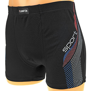 Boxeri pentru bărbați Sport Viscoză negri