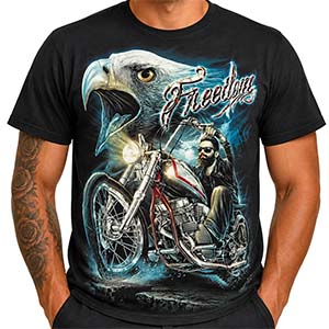 Tricou Motocicletă Freedom