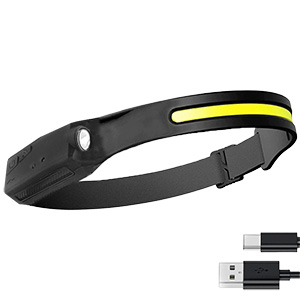 Lanternă frontală, reîncărcabilă, USB 2537